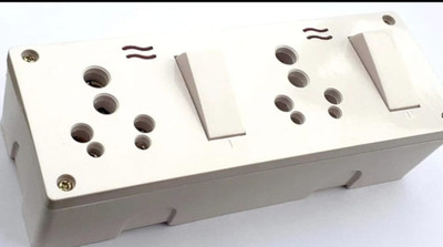 BAHUL Small plug extension 1000watt capacity 2  Socket Extension Boards(White, 4 m)