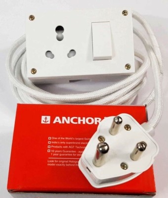 ANCHOR By Penasonic 1 Sockets Power Extension 16 A 6 A Three Pin Socket