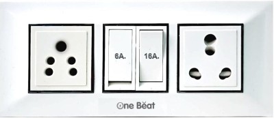 One Beat Spark 16 2  Socket Extension Boards(White, 2 m)