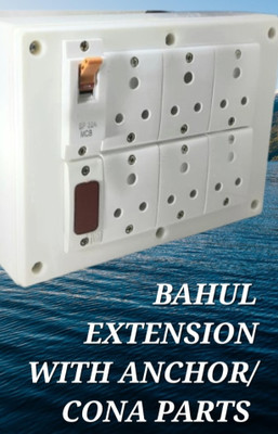 BAHUL Multioutlet extension board FITTED MCB+6SOCKET 6  Socket Extension Boards(White, 4 m)