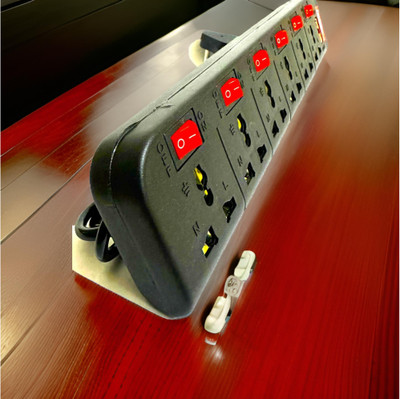 TECHNATURE 6 Switch 6 socket extension Board with 3mtr wire 6AMP WIR665 6  Socket Extension Boards(Black, 3 m)