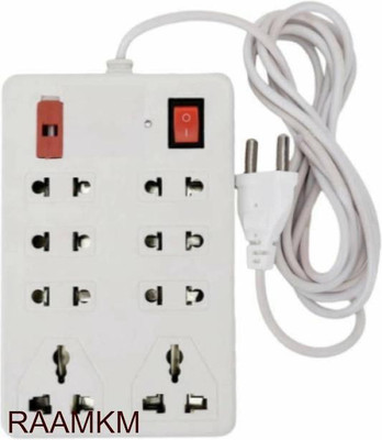 Eels CDL_M_1012_Amazing Multi-Heavy Duty 8 in 1 Mini Power Strip 8  Socket Extension Boards(White, 2.5 m)