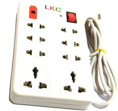 Skeisy Nawani Plug Point Light 8  Socket Extension Boards(White, 55 m)