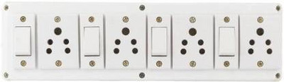 cromium 4+4 white extesion board 4  Socket Extension Boards(White, 4 m)