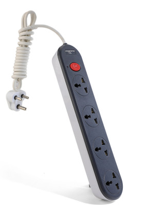 Indorise PKS-PS-01-Core-2meter Indorise Multipurpose Power Strip 2 Meter Wire Length Power Plug(Black)