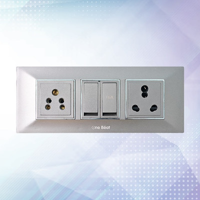 One Beat Spark 16 2  Socket Extension Boards(Grey, 2 m)