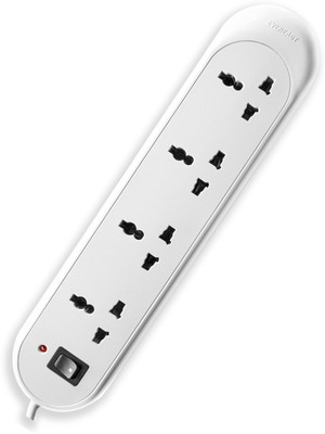 EVEREADY Everprotect Neo X4 - Spikeguard 4 Meter 4  Socket Extension Boards(White, 4 m)