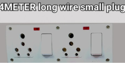 BAHUL SMALL PLUG EXTENSION 1000WATT CAPACITY 2  Socket Extension Boards(White, 4 m)