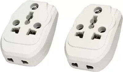 Brillar Multiplug with Universal Sockets 16 Amp 3  Socket Extension Boards(White, 0 m)