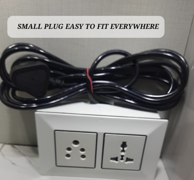 BAHUL Pvc SHOCKPROOF EXTENSION 4METER small plug 2  Socket Extension Boards(White, 4 m)