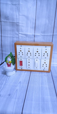 Exboma 5shocket extesion+ganesh laite free 5  Socket Extension Boards(Brown, 4 m)