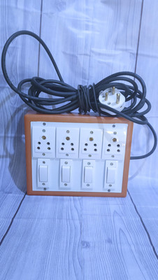 Exboma ht 4shocket extesion board 4  Socket Extension Boards(Brown, 4 m)