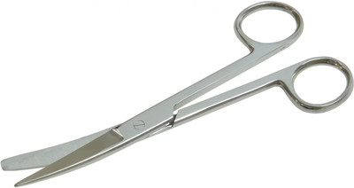GOLDFINCH DRESSING SURGICAL SCISSOR CURVE 8'' SHARP/BLUNT MEDICAL GRADE STAINLESS STEEL Utility Forceps
