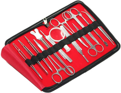 mediwave Surgical Kit for Medical Purpose Dissection Kit Surgical Instruments Set Utility Forceps