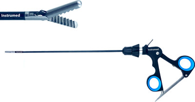 INSTRUMED Laparoscopic Crocodile Alligator Grasper 5mm Serrated Atraumatic Instruments Tissue Forceps