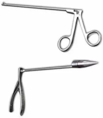 Forgesy Surgical Instrument Piles Gun Two set or Hemorrhoid Gun Utility Forceps