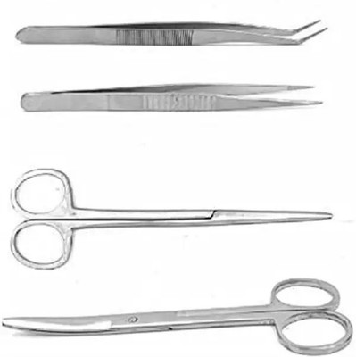 clark Surgical Instrument scissor Set of 4 Pc Utility Forceps Utility Forceps