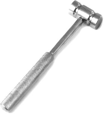 mediwave Bone Hammer Double-Headed Stainless Steel Handle Autoclave Dentist Instrument Utility Forceps