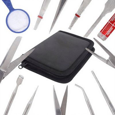 hospiclub Advanced Dissection Kit with Tissue Forceps for Medical Students & Doctors Tissue Forceps