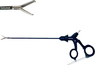 INSTRUMED Laparoscopic Instruments Rat Tooth 1×2 Grasper Forceps Tissue Forceps