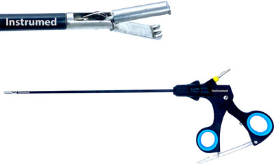 INSTRUMED Laparoscopic Grasper Claw 2×3 Tooth 5mm Atraumatic Surgical Instrument Tissue Forceps