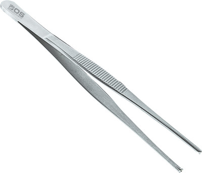 Bos Medicare Surgical Dissecting Surgical Forceps 5 inch (Toothed,Kocher) Stainless Steel 304 Grade Dressing Forceps