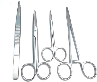 mediwave Surgical Instrument Set of 4 pcs. Utility Forceps