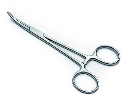 REVITI Artery forceps curved surgical instrument 8 inch - 20 cm Tissue Forceps