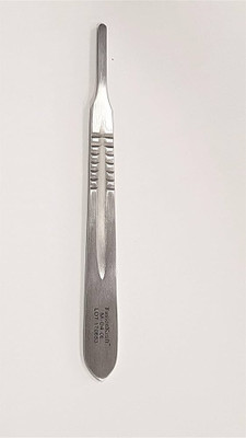 hospiclub B.P Handle No.3 German Steel Combo of 4 Surgical Scalpel Handles Dressing Forceps
