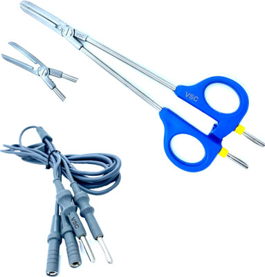 VSC Laparoscopic Biclamp Forceps With Cable 3Meter Endoscopy Surgical Instruments Tissue Forceps
