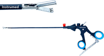 INSTRUMED Laparoscopic Clickline Grasper Claw 2×3 Tooth 5mm Reusable Surgical Instruments Tissue Forceps