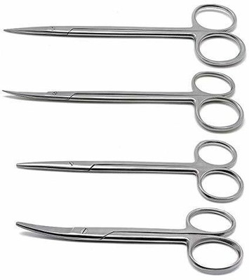 mediwave Surgical Scissors Straight & Curved Metzenbaum Blunt 6 Kelly Sharp 7 Instruments Utility Forceps