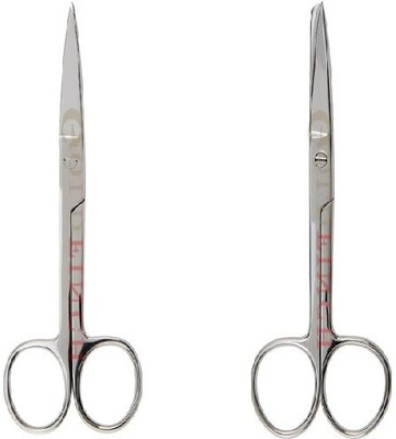 GOLDFINCH Surgical Scissor Pack of 2 Pcs Dressing Scissor Sharp Sharp | Sharp Blunt 6 inch Utility Forceps