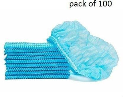 The Divine Exports Pack Of 100 REX-010 Surgical Head Cap(Disposable)