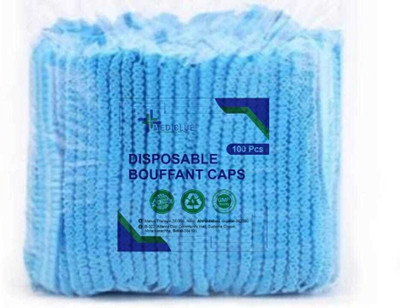 The Divine Exports Bouffant CAP-101 Surgical Head Cap(Disposable)