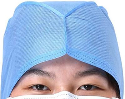 Control D Surgeon Cap 100 Surgical Head Cap(Disposable)