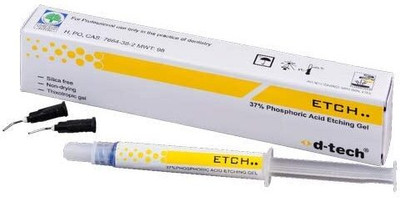 pyrax Dental D-Tech Etch Gel Syringe 1X3G /No Surgical Plier(Fiber)
