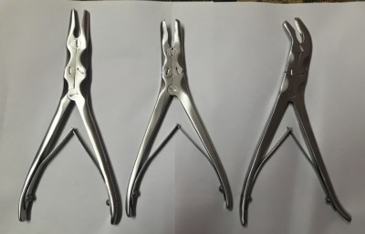 SOURAV Bone nibbler double action 190mm set p(pack of 1) Surgical Plier(Steel)