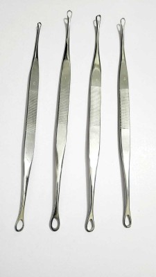 JAY SHAKTI NARAYAN Uterine Curette Double ended no 0,1,2,3, surgical instrument Surgical Plier(Stainless Steel)