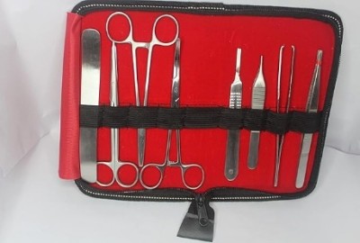 TRU BIOLOGY Forgesy 8 PCS. SURGICAL FORCEPS INSTRUMENT KIT COMBO Surgical Plier(Stainless Steel)