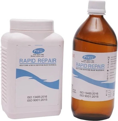 pyrax Dental R.R Cold Cure Laboratory Pack Shade Pink /No Teeth Whitening liquid(100 ml)
