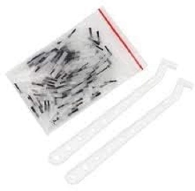 NMD Dental Tool Disposable 100 Pcs Composite Micro Applicator Brush Tips (2 Handles) Surgical Plier(Plastic)