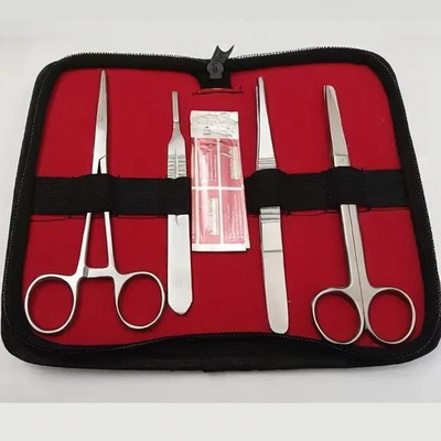 clark Dissection kit Set of 5 Pc Stainless Steel Surgical Plier(Stainless Steel)