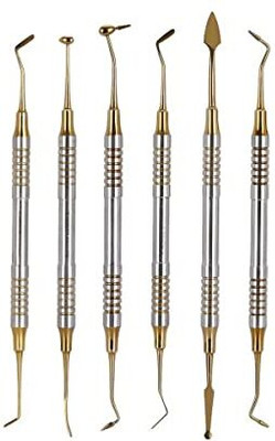 NMD Dental Tool Gold plated Composite Inst. (set of 6) Surgical Plier(Stainless Steel)