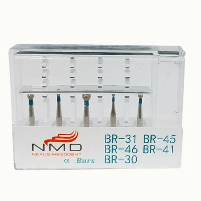 NMD NEXUS MEDODENT Dental Diamond Bur BR Series Assorted Kit (Pack Of 1Pcs) Surgical Plier(Stainless Steel)