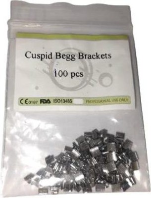 NMD NEXUS MEDODENT Ortho Begg Technique Cuspid Begg Brackets (Pack Of 100Pcs) Surgical Plier(Steel)