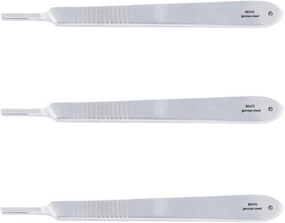 REVITI B.P handle no.3 geman steel COMBO of 3 Surgical Scalpel(Pack of 3)