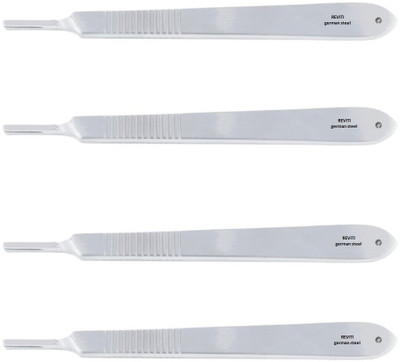 REVITI B.P handle no.3 geman steel COMBO of 4 Surgical Scalpel(Pack of 4)