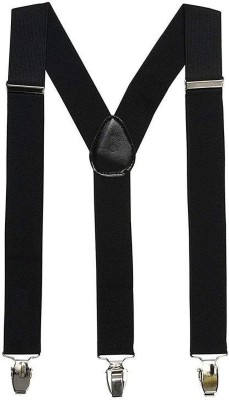 YOS TRENDZ Y- Back Suspenders for Men(Black)