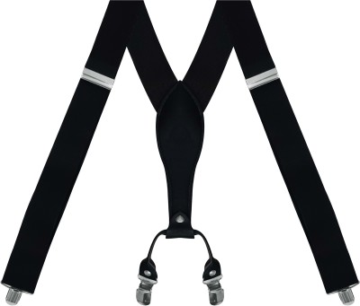 Aakarshini X- Back Suspenders for Men(Black)